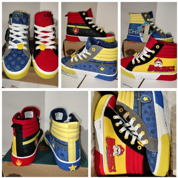 Ground up Paw Patrol Chase Marshall High Tops (PS) Unisex, Size 3. Original new - Picture 7 of 14